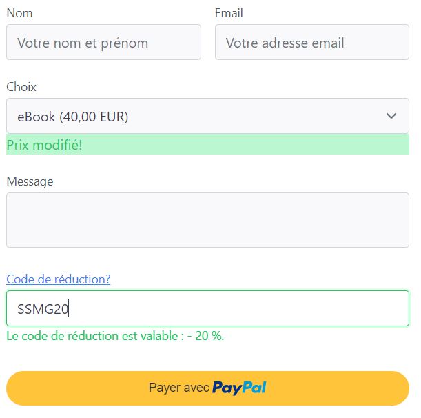 code promo